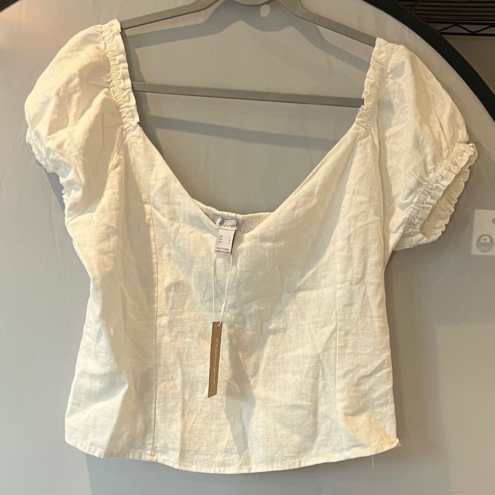 Revamped Cream Puff Sleeve Blouse